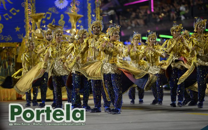 Desfile Portela no Carnaval 2025 do Rio de Janeiro