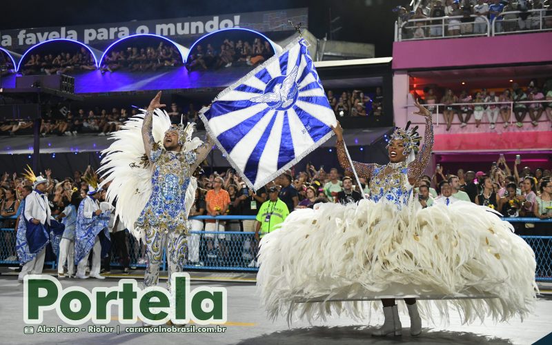 Desfile Portela no Carnaval 2025 do Rio de Janeiro