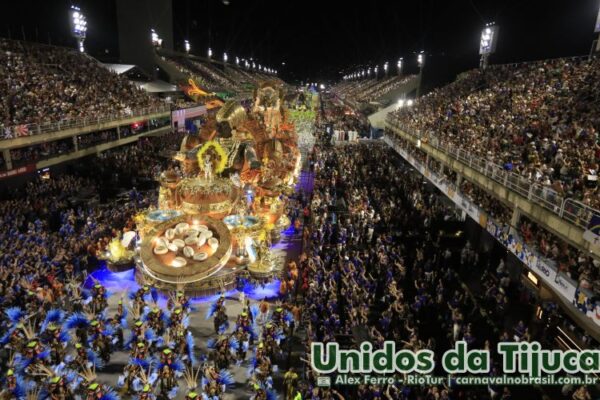 Desfile Unidos da Tijuca no Carnaval 2025 do Rio de Janeiro