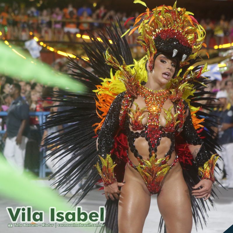 Desfile Vila Isabel no Carnaval 2025 do Rio de Janeiro