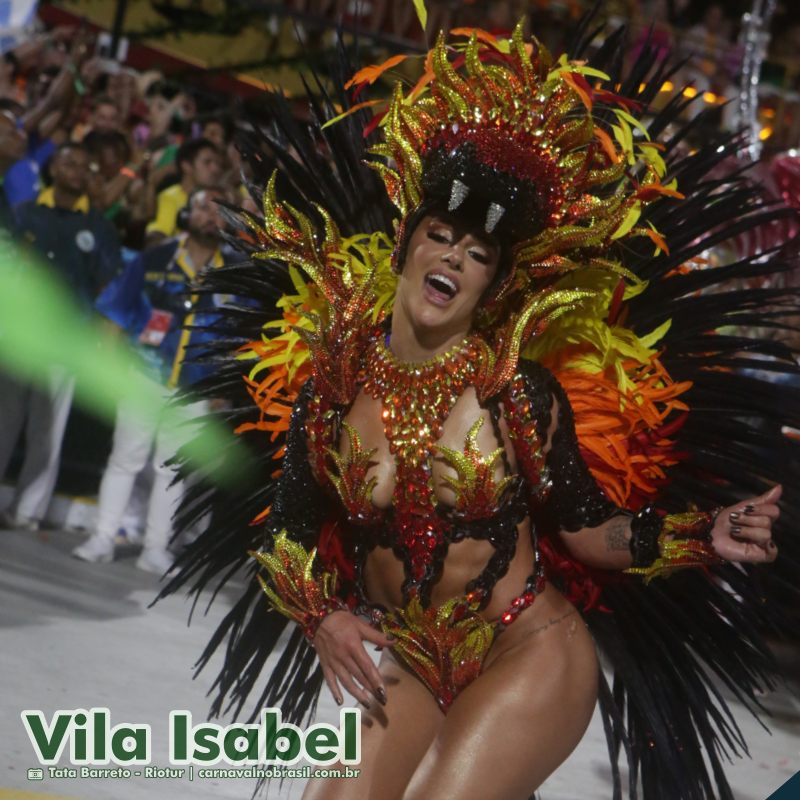 Desfile Vila Isabel no Carnaval 2025 do Rio de Janeiro