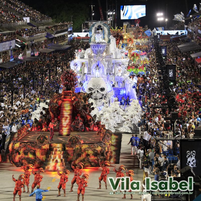 Desfile Vila Isabel no Carnaval 2025 do Rio de Janeiro