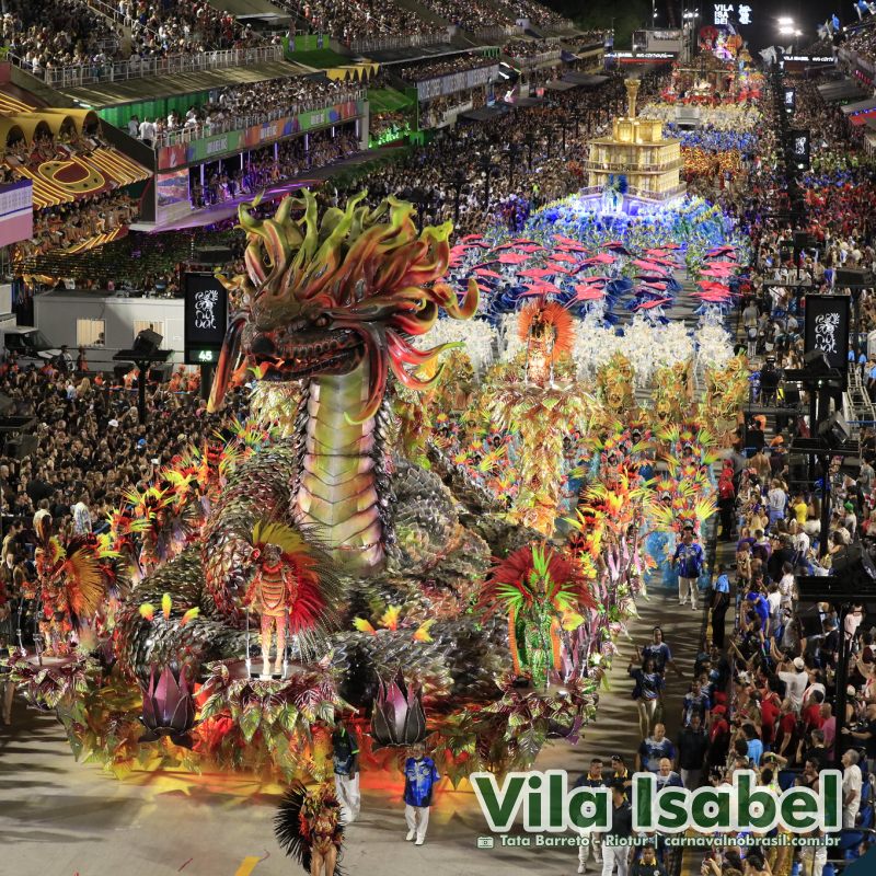 Desfile Vila Isabel no Carnaval 2025 do Rio de Janeiro