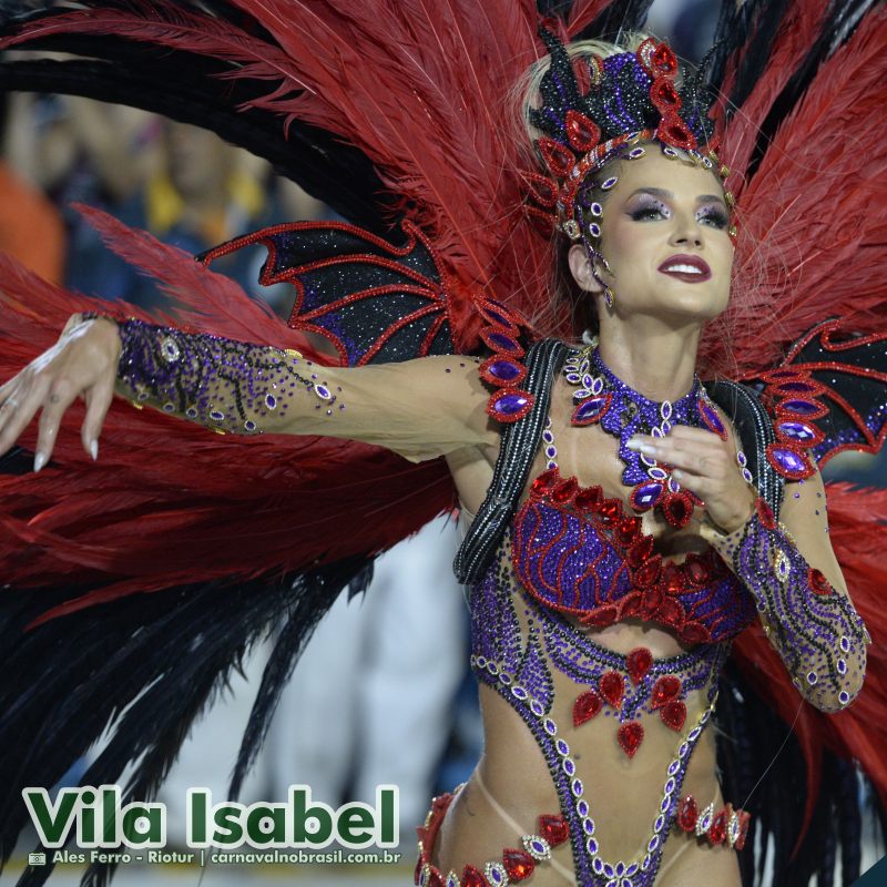 Desfile Vila Isabel no Carnaval 2025 do Rio de Janeiro