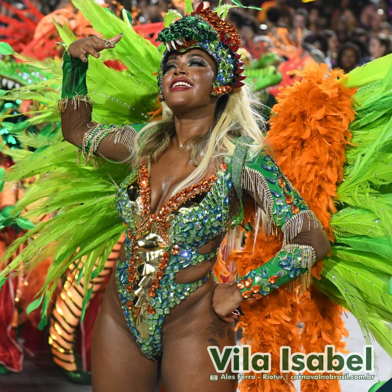 Desfile Vila Isabel no Carnaval 2025 do Rio de Janeiro