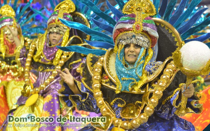 Desfile Dom Bosco de Itaquera no Carnaval 2025 de São Paulo