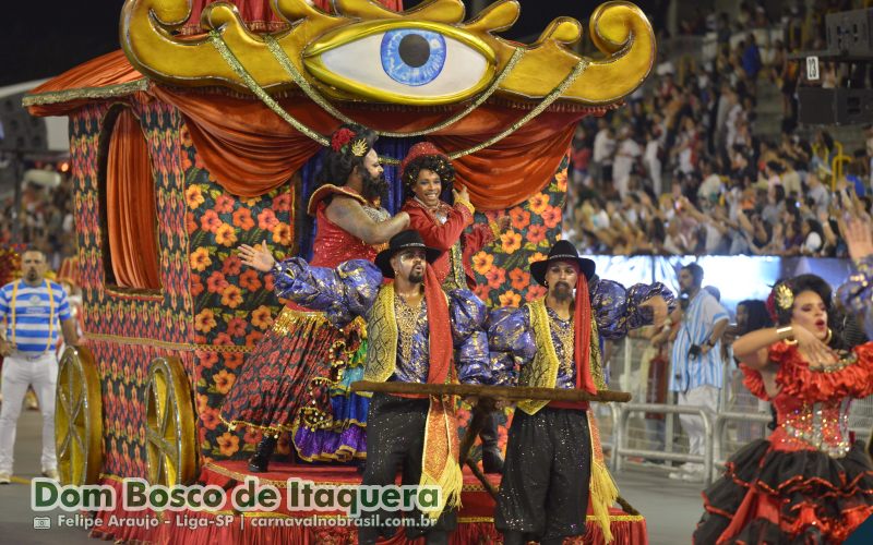 Desfile Dom Bosco de Itaquera no Carnaval 2025 de São Paulo