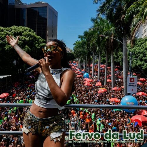 Fotos bloco Fervo da Lud no Carnaval de Rua 2025 no Rio de Janeiro
