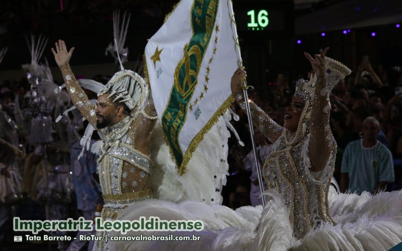 Desfile Imperatriz Leopoldinense no Carnaval 2025 do Rio de Janeiro