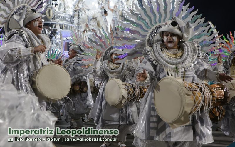 Desfile Imperatriz Leopoldinense no Carnaval 2025 do Rio de Janeiro