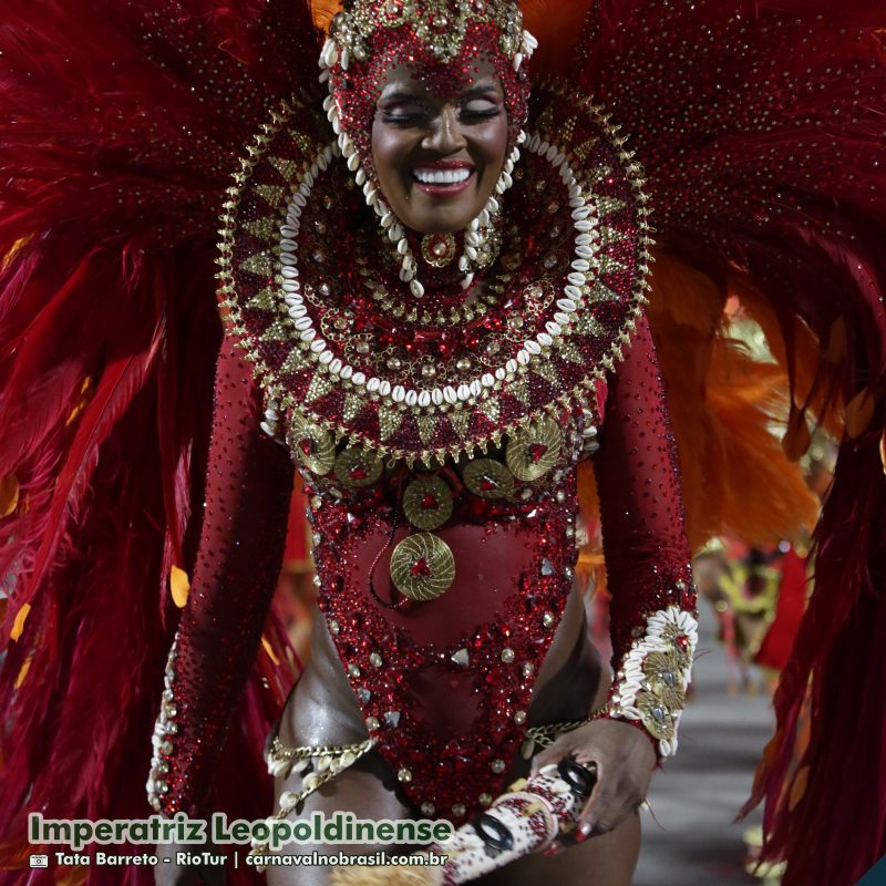 Desfile Imperatriz Leopoldinense no Carnaval 2025 do Rio de Janeiro