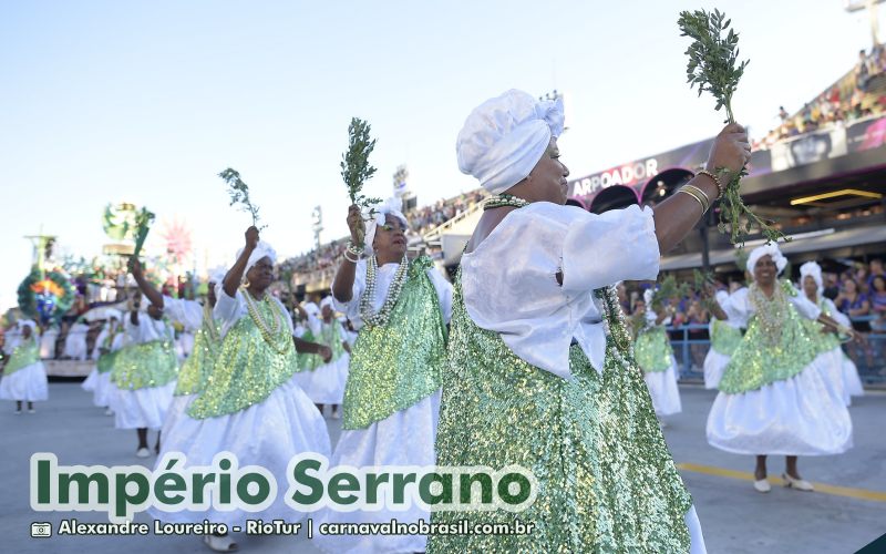 Desfile Império Serrano no Carnaval 2025 do Rio de Janeiro - carnavalnobrasil.com.br