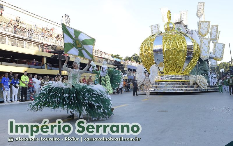 Desfile Império Serrano no Carnaval 2025 do Rio de Janeiro - carnavalnobrasil.com.br