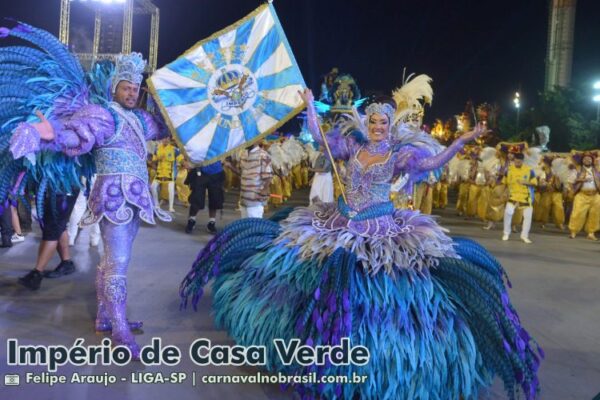 Desfile Império de Casa Verde no Carnaval 2025 de São Paulo
