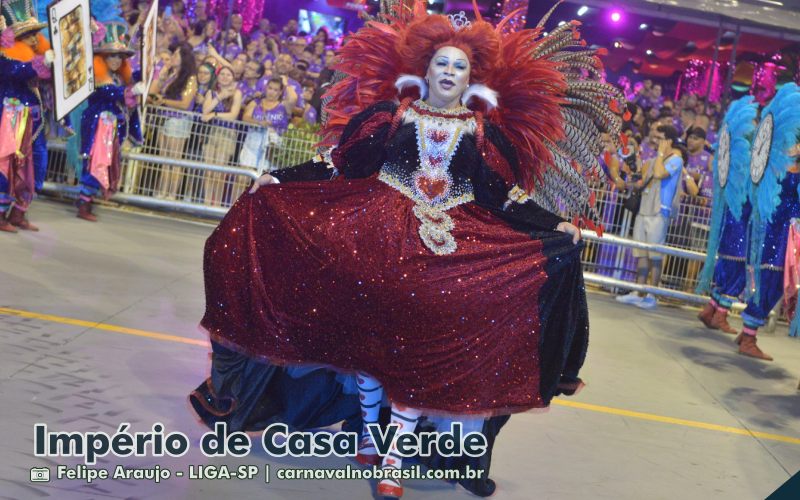 Desfile Império de Casa Verde no Carnaval 2025 de São Paulo