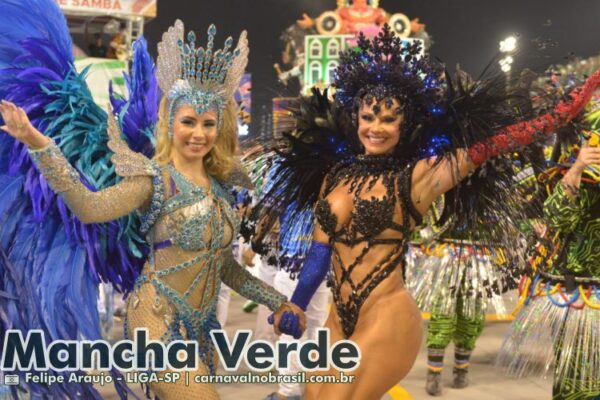 Desfile da Mancha Verde no Carnaval 2025 de São Paulo
