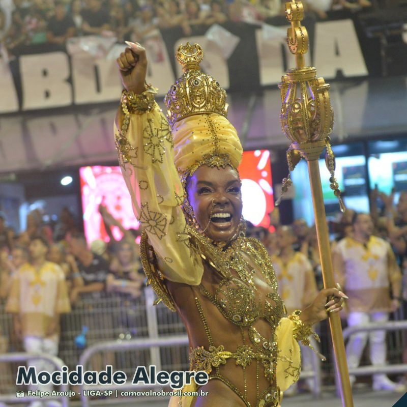 Desfile Mocidade Alegre no Carnaval 2025 de São Paulo