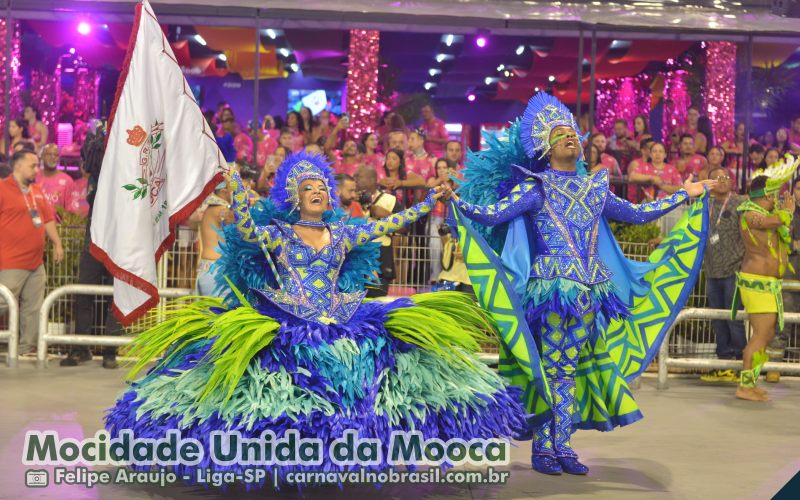 Desfile Mocidade Unida da Mooca no Carnaval 2025 de São Paulo