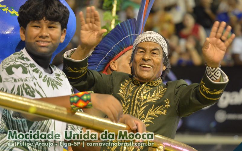 Desfile Mocidade Unida da Mooca no Carnaval 2025 de São Paulo