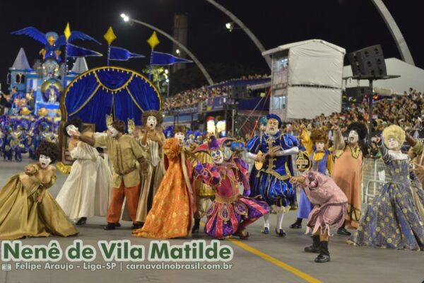 Desfile Nenê de Vila Matilde no Carnaval 2025 de São Paulo