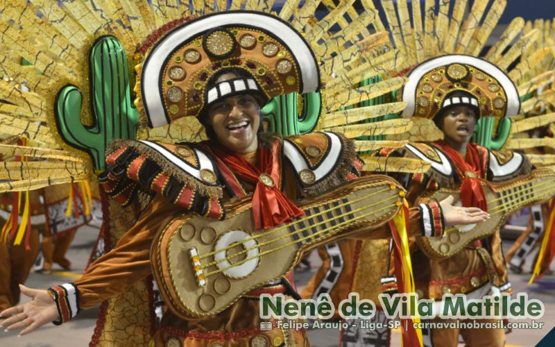 Desfile Nenê de Vila Matilde no Carnaval 2025 de São Paulo