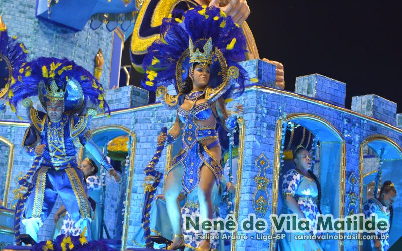 Desfile Nenê de Vila Matilde no Carnaval 2025 de São Paulo