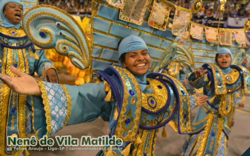 Desfile Nenê de Vila Matilde no Carnaval 2025 de São Paulo