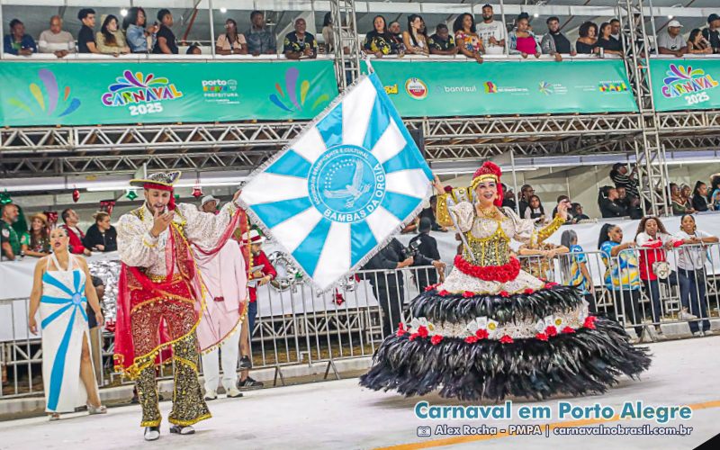 Desfile Bambas da Orgia no Carnaval 2025 de Porto Alegre