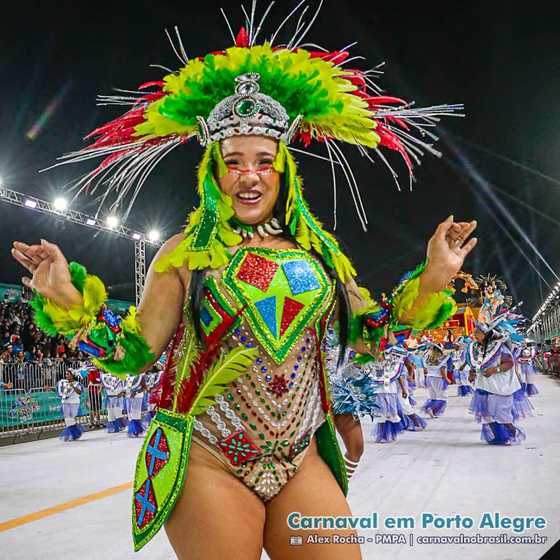 Desfile Bambas da Orgia no Carnaval 2025 de Porto Alegre