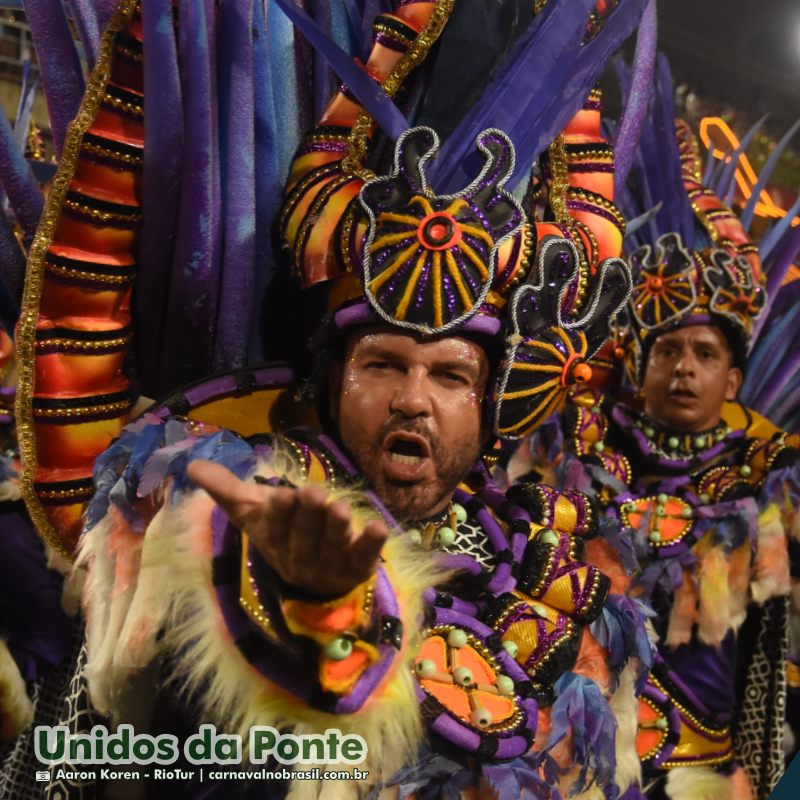 Desfile Unidos da Ponte no Carnaval 2025 do Rio de Janeiro - carnavalnobrasil.com.br