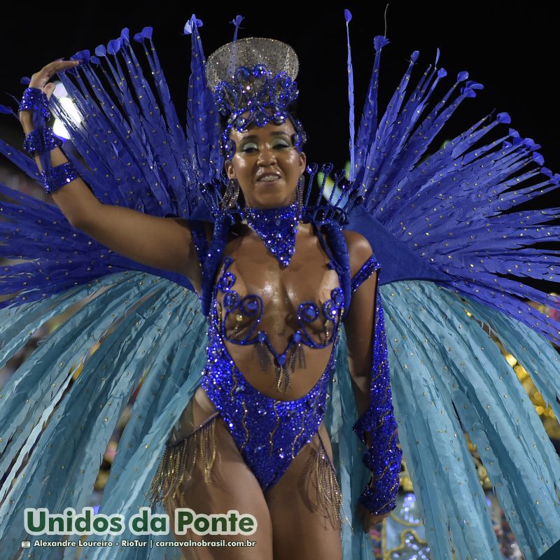 Desfile Unidos da Ponte no Carnaval 2025 do Rio de Janeiro - carnavalnobrasil.com.br