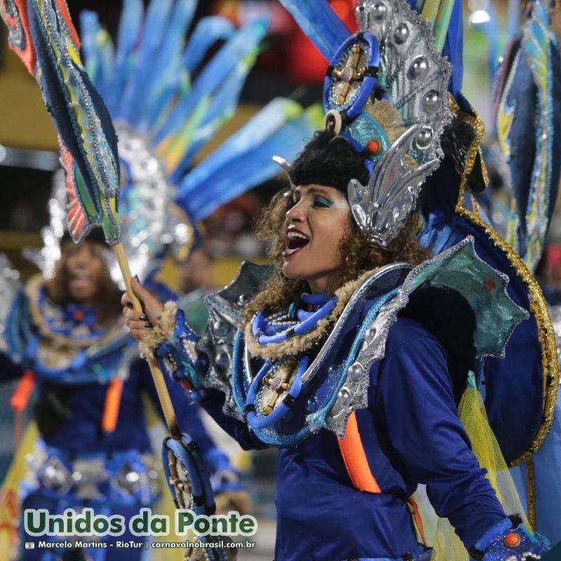 Desfile Unidos da Ponte no Carnaval 2025 do Rio de Janeiro - carnavalnobrasil.com.br