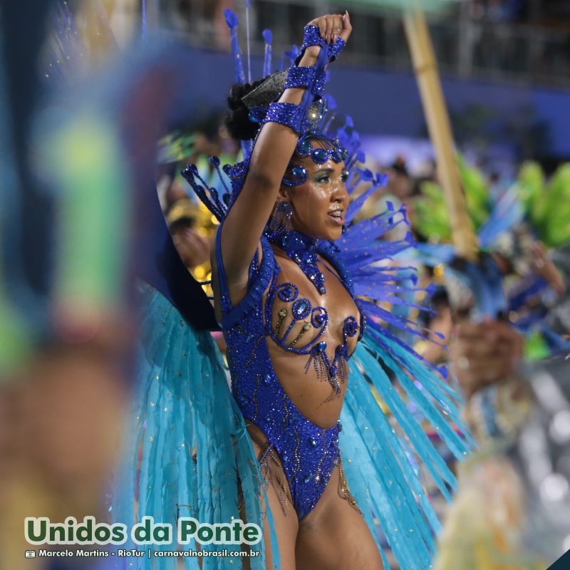 Desfile Unidos da Ponte no Carnaval 2025 do Rio de Janeiro - carnavalnobrasil.com.br