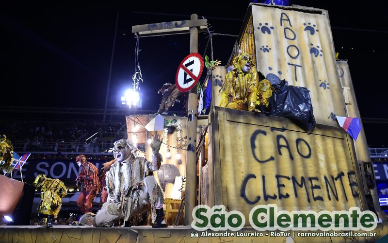 Desfile São Clemente no Carnaval 2025 do Rio de Janeiro . carnavalnobrasil.com.br