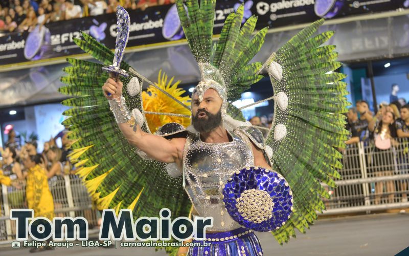 Desfile Tom Maior no Carnaval 2025 de São Paulo