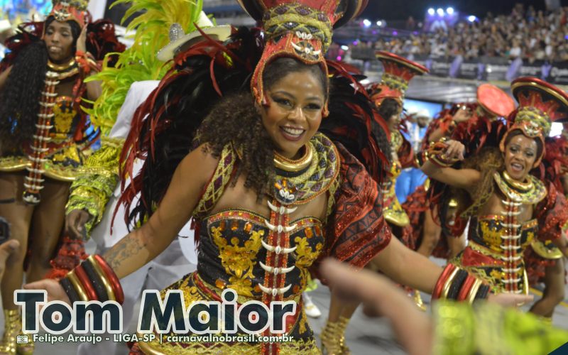 Desfile Tom Maior no Carnaval 2025 de São Paulo