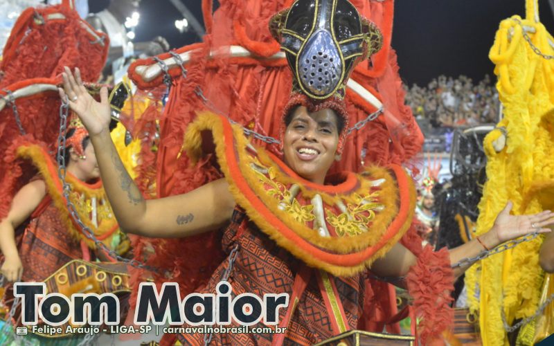 Desfile Tom Maior no Carnaval 2025 de São Paulo