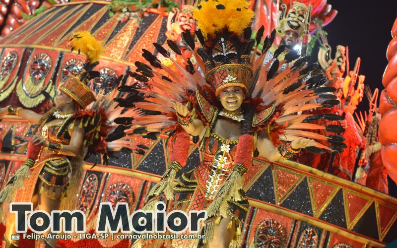 Desfile Tom Maior no Carnaval 2025 de São Paulo