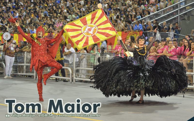 Desfile Tom Maior no Carnaval 2025 de São Paulo