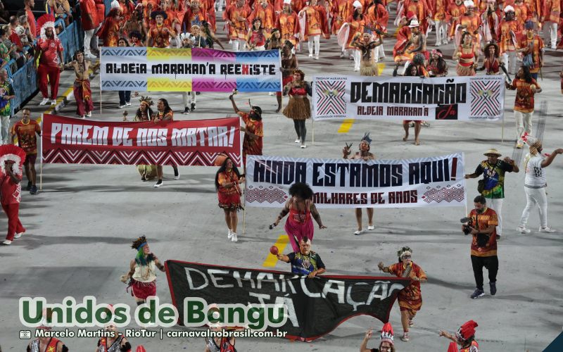 Desfile Unidos de Bangu no Carnaval 2025 do Rio de Janeiro