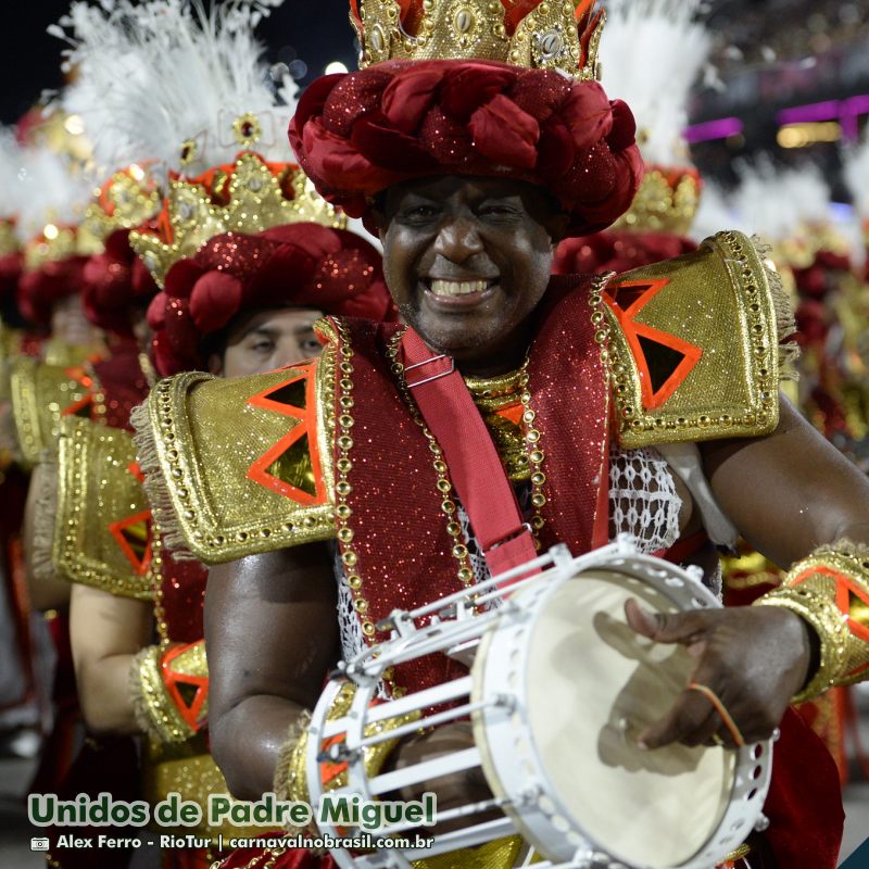 Desfile Unidos de Padre Miguel no Carnaval 2025 do Rio de Janeiro