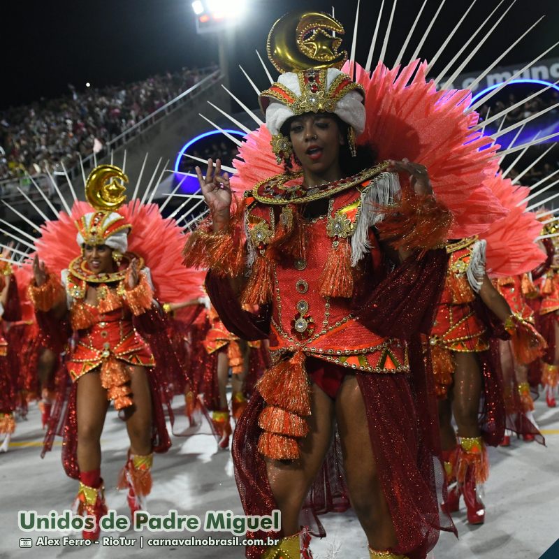 Desfile Unidos de Padre Miguel no Carnaval 2025 do Rio de Janeiro