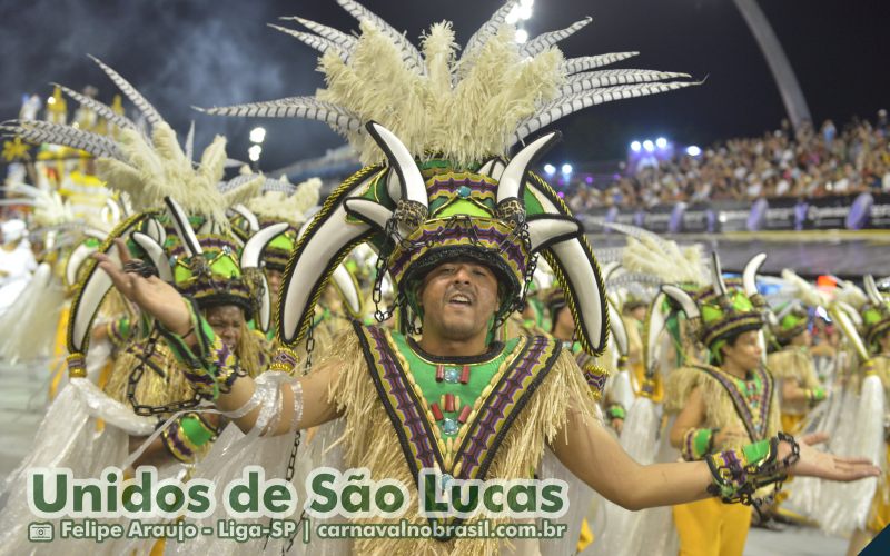 Desfile Unidos de São Lucas no Carnaval 2025 de São Paulo