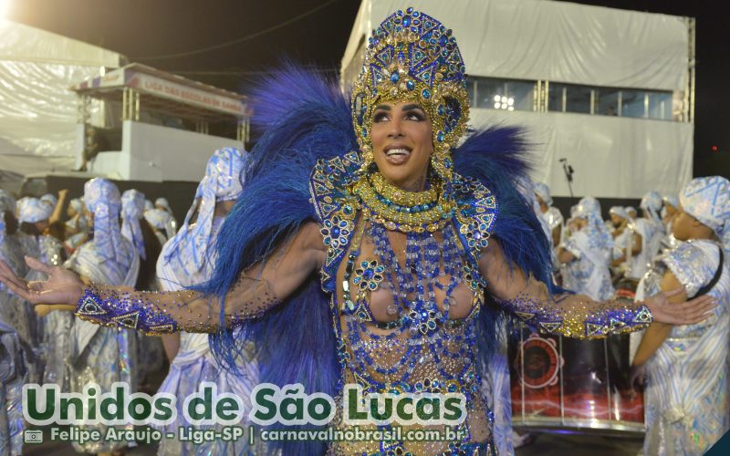 Desfile Unidos de São Lucas no Carnaval 2025 de São Paulo