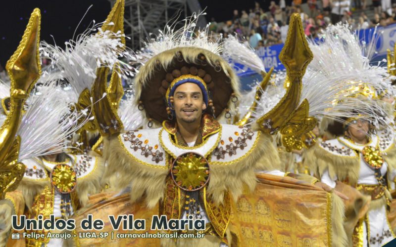 Desfile Unidos de Vila Maria no Carnaval 2025 de São Paulo