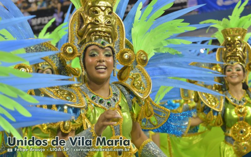 Desfile Unidos de Vila Maria no Carnaval 2025 de São Paulo