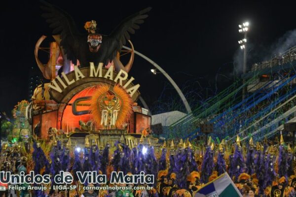 Desfile Unidos de Vila Maria no Carnaval 2025 de São Paulo