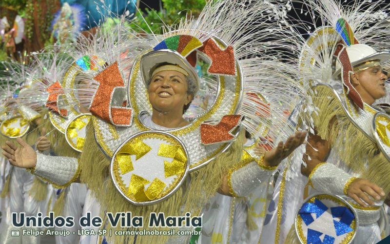 Desfile Unidos de Vila Maria no Carnaval 2025 de São Paulo