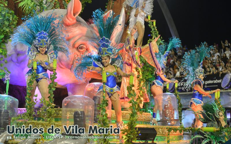 Desfile Unidos de Vila Maria no Carnaval 2025 de São Paulo