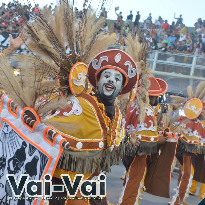 Desfile Vai-Vai no Carnaval 2025 de São Paulo - carnavalnobrasil.com.br